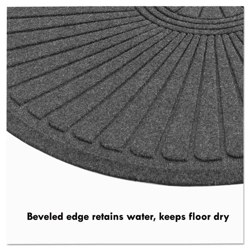 Image of Guardian Ecoguard Diamond Floor Mat, Single Fan, 36 X 72, Charcoal