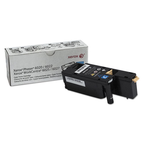 Image of Xerox® 106r02756 Toner, 1,000 Page-Yield, Cyan