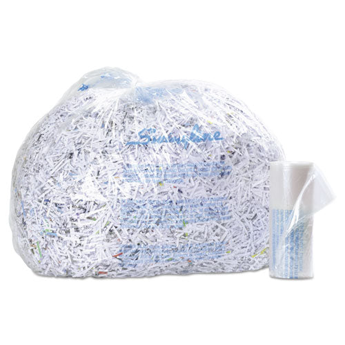 Image of GBC® Plastic Shredder Bags, 6-8 Gal Capacity, 100/box