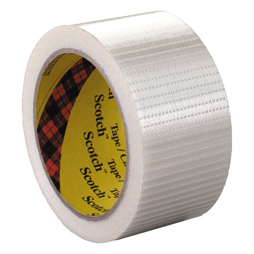 Image of Scotch® Bi-Directional Filament Tape, 3" Core, 50 Mm X 50 M, Clear