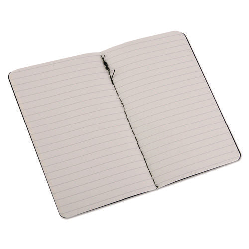 Image of Moleskine® Cahier Journal, 1-Subject, Narrow Rule, Black Cover, (64) 5.5 x 3.5 Sheets, 3/Pack