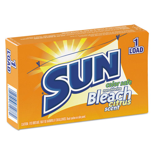 Image of SUN® Color Safe Powder Bleach, Vend Pack, 1 Load Box, 100/carton
