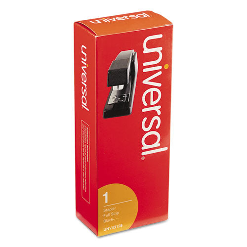 Image of Universal® Classic Full-Strip Stapler, 20-Sheet Capacity, Black