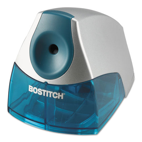 Image of Bostitch® Personal Electric Pencil Sharpener, Ac-Powered, 4.25 X 8.4 X 4, Blue