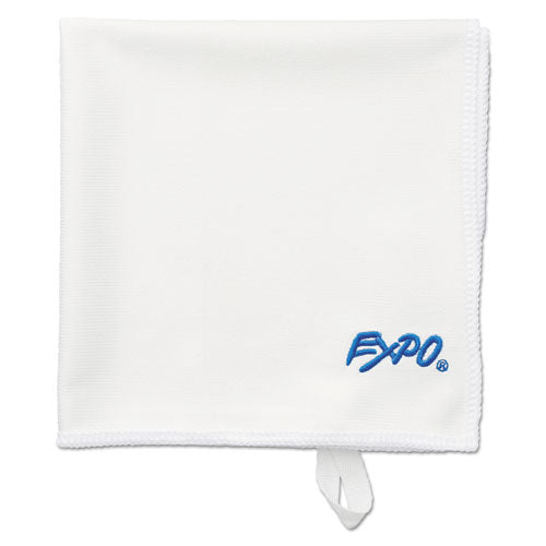 Image of EXPO® Microfiber Cleaning Cloth, 1-Ply, 12 x 12, Unscented, White