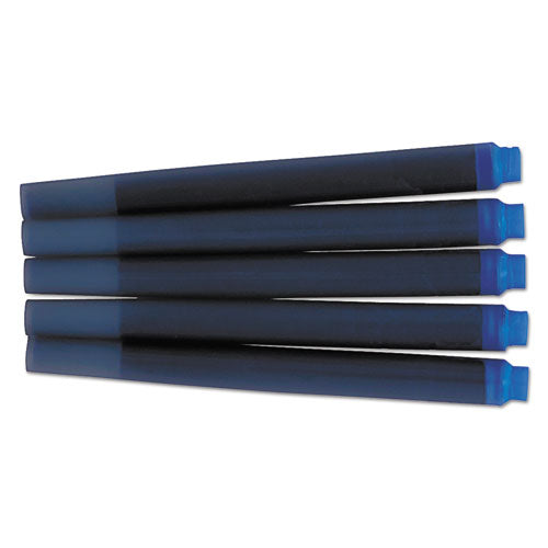 Image of Parker® Refill Cartridge for Parker Washable Ink Fountain Pens, Blue Ink, 5/Pack