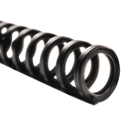 Image of GBC® Proclick Easy Edit Spines, 5/16" Diameter, 45 Sheet Capacity, Black, 25/pack