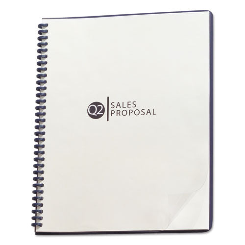 Image of GBC® ProClick Pre-Punched Cover, Clear, 11.75 x 8.5, Punched, 25/Pack
