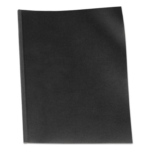 Image of GBC® VeloBind Presentation Covers, Black, 11 x 8.5, Punched and Scored, 50/Pack