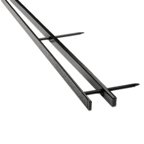 Image of GBC® Velobind Reclosable Spines, 200 Sheet Capacity, Black, 25/pack