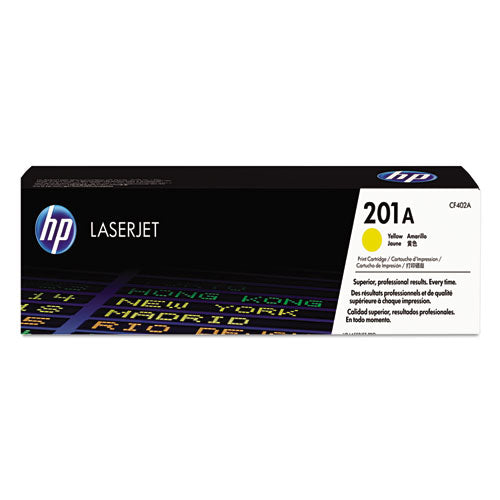 Image of HP HP 201a, (cf402a) Yellow Original Laserjet Toner Cartridge