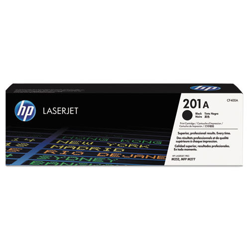 Image of HP HP 201a, (cf400a) Black Original Laserjet Toner Cartridge