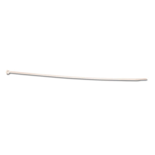 Image of Tatco Nylon Cable Ties, 8 X 0.19, 50 Lb, Natural, 1,000/pack