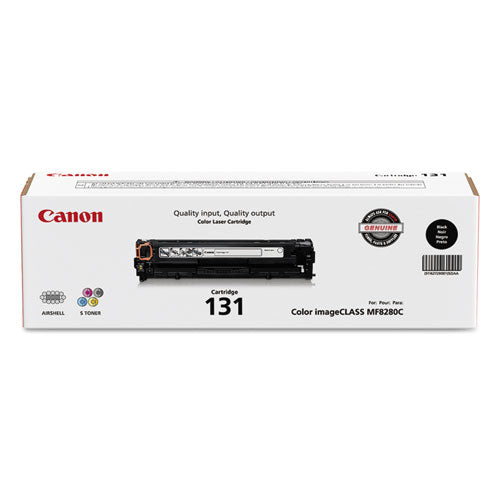 Image of Canon® 6272b001 (crg-131) Toner, 1,400 Page-Yield, Black