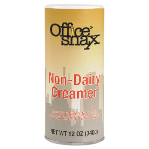 Image of Office Snax® Powdered Non-Dairy Creamer, Regular, 12 oz Canister
