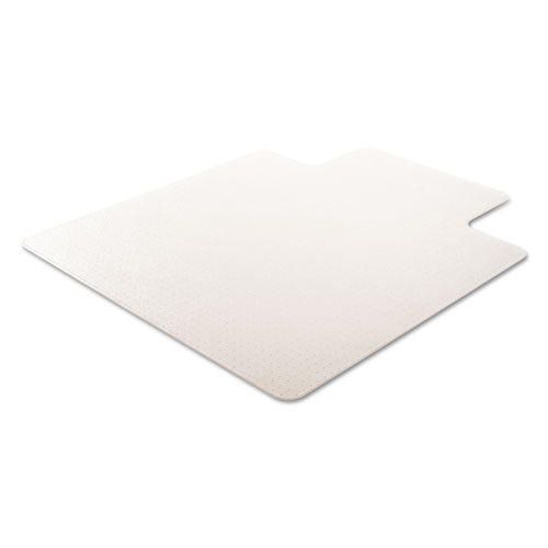 Image of deflecto® Execumat All Day Use Chair Mat For High Pile Carpet, 45 X 53, Wide Lipped, Clear