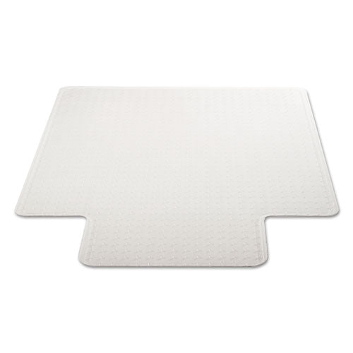 Image of deflecto® Duramat Moderate Use Chair Mat For Low Pile Carpet, 45 X 53, Wide Lipped, Clear
