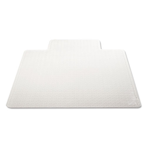 Image of deflecto® Duramat Moderate Use Chair Mat For Low Pile Carpet, 45 X 53, Wide Lipped, Clear