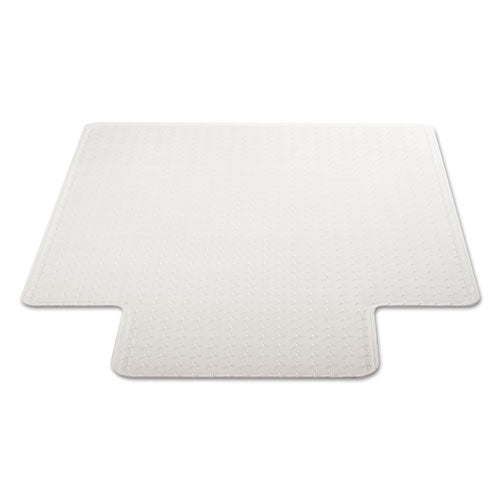 Image of deflecto® Duramat Moderate Use Chair Mat, Low Pile Carpet, Flat, 36 X 48, Lipped, Clear