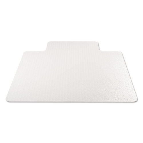 Image of deflecto® Economat Occasional Use Chair Mat, Low Pile Carpet, Flat, 36 X 48, Lipped, Clear