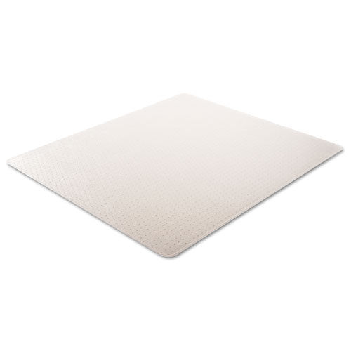 Image of deflecto® Duramat Moderate Use Chair Mat, Low Pile Carpet, Flat, 46 X 60, Rectangle, Clear