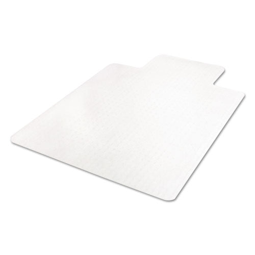 Image of deflecto® Economat Occasional Use Chair Mat, Low Pile Carpet, Flat, 36 X 48, Lipped, Clear