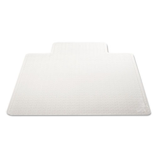 Image of deflecto® Duramat Moderate Use Chair Mat For Low Pile Carpet, 46 X 60, Wide Lipped, Clear