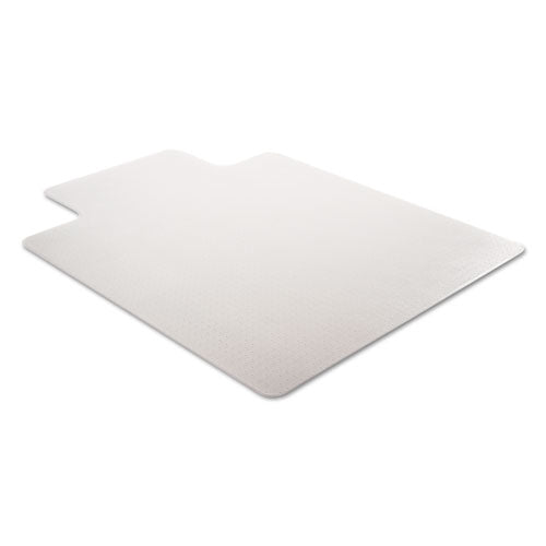 Image of deflecto® Duramat Moderate Use Chair Mat, Low Pile Carpet, Flat, 36 X 48, Lipped, Clear