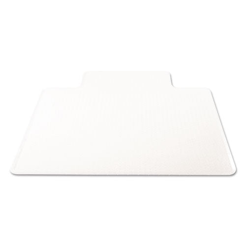 Image of deflecto® Execumat All Day Use Chair Mat For High Pile Carpet, 45 X 53, Wide Lipped, Clear