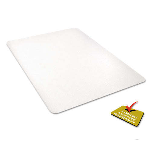 Image of deflecto® All Day Use Chair Mat - Hard Floors, 46 X 60, Rectangle, Clear
