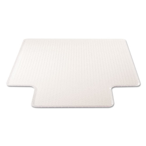 Image of deflecto® Execumat All Day Use Chair Mat For High Pile Carpet, 45 X 53, Wide Lipped, Clear