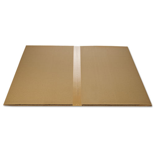 Image of deflecto® EconoMat All Day Use Chair Mat for Hard Floors, Flat Packed, 46 x 60, Clear