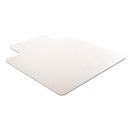 Image of deflecto® Execumat All Day Use Chair Mat For High Pile Carpet, 45 X 53, Wide Lipped, Clear