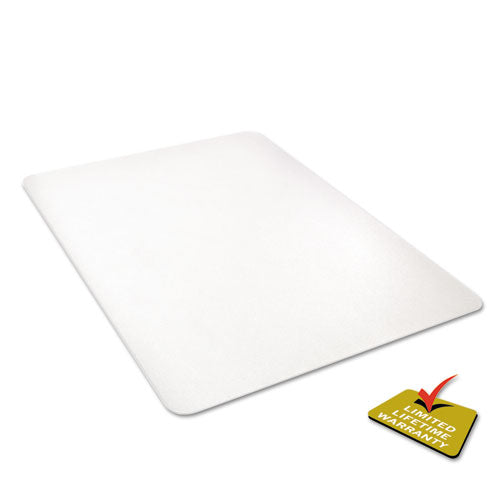 Image of deflecto® All Day Use Chair Mat - Hard Floors, 45 X 53, Rectangle, Clear