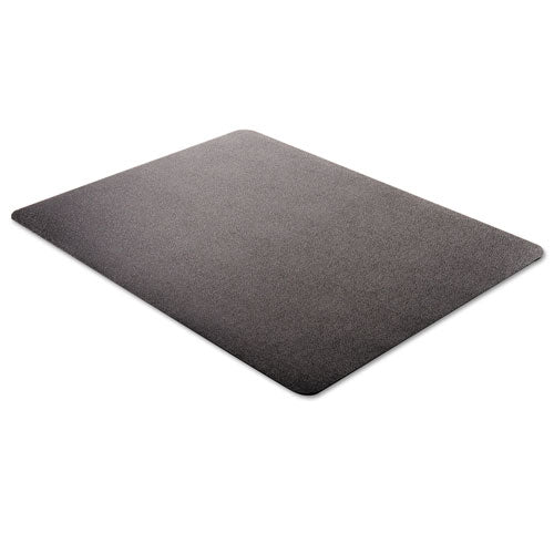 Image of deflecto® EconoMat All Day Use Chair Mat for Hard Floors, Flat Packed, 45 x 53, Black
