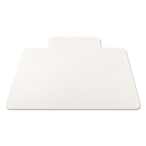 Image of deflecto® EconoMat All Day Use Chair Mat for Hard Floors, Flat Packed, 45 x 53, Wide Lipped, Clear
