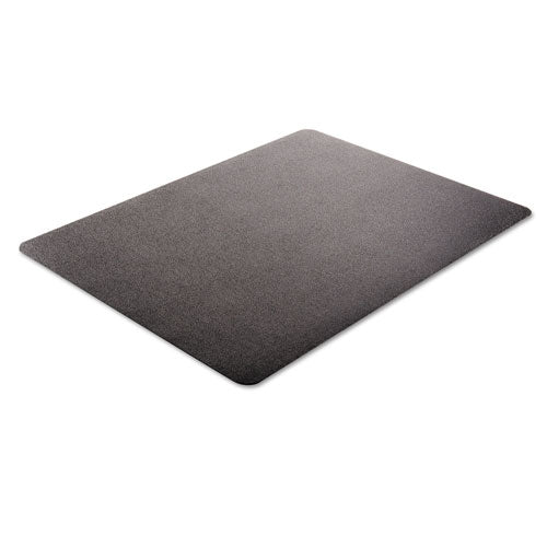 Image of deflecto® EconoMat All Day Use Chair Mat for Hard Floors, Flat Packed, 45 x 53, Black