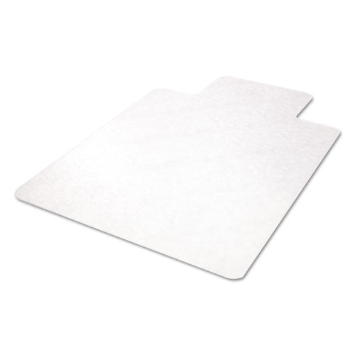 Image of deflecto® EconoMat All Day Use Chair Mat for Hard Floors, Flat Packed, 45 x 53, Wide Lipped, Clear