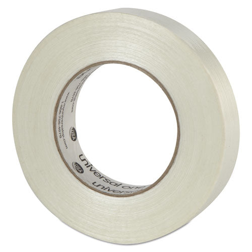 Image of Universal® 350# Premium Filament Tape, 3" Core, 24 Mm X 54.8 M, Clear