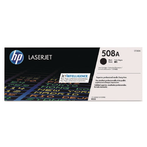 Image of HP HP 508a, (cf360a) Black Original Laserjet Toner Cartridge