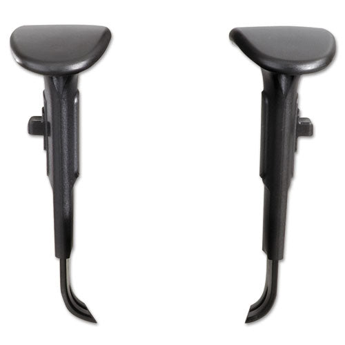 Image of Safco® Adjustable T-Pad Arms for Safco Alday and Vue Series Task Chairs and Stools, 3.5 x 10.5 x 14, Black, 2/Set