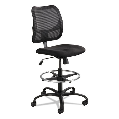 Image of Safco® Vue Series Mesh Extended-Height Chair, Supports Up To 250 Lb, 23" To 33" Seat Height, Black Fabric