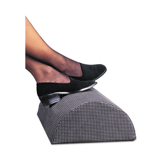 Image of Safco® Half-Cylinder Padded Foot Cushion, 17.5w X 11.5d X 6.25h, Black