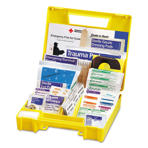 Image of First Aid Only Essentials First Aid Kit For 5 People, 138 Pieces, Plastic Case