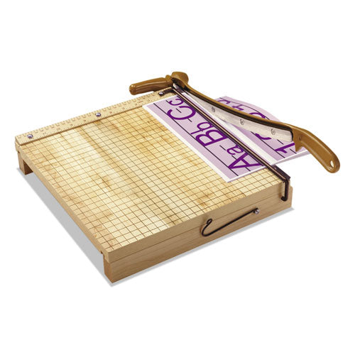 Image of Swingline® Classiccut Ingento Solid Maple Paper Trimmer, 15 Sheets, 12" Cut Length, 12 X 12