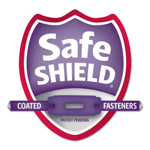 Image of Smead 6-Section Pressboard Top Tab Pocket Classification Folders, 6 SafeSHIELD Fasteners, 2 Dividers, Legal Size, Bright Red, 10/BX