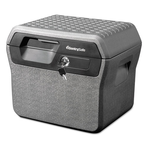 Image of Sentry® Safe Waterproof Fire-Resistant File, 0.66 Cu Ft,16.63w X 13.88d X 14.13h, Charcoal Gray