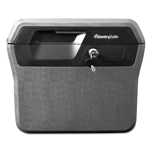 Image of Sentry® Safe Waterproof Fire-Resistant File, 0.66 Cu Ft,16.63w X 13.88d X 14.13h, Charcoal Gray