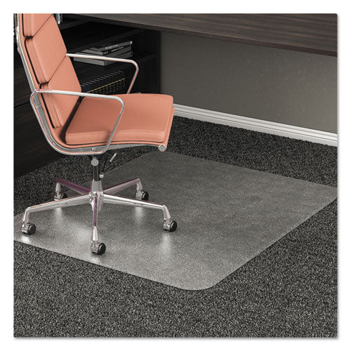 Image of deflecto® Rollamat Frequent Use Chair Mat, Medium Pile Carpet, Flat, 46 X 60, Rectangle, Clear