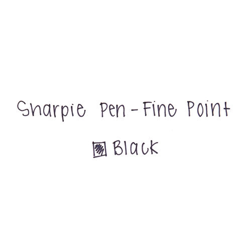Image of Sharpie® Stainless Steel Porous Point Pen, Stick, Fine 0.5 mm, Black Ink, Brushed Silver Barrel